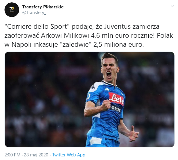Juventus chce zaproponować Milikowi GIGANTYCZNĄ PODWYŻKĘ